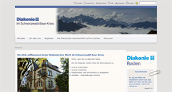 Desktop Screenshot of diakonie-sbk.de