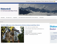 Tablet Screenshot of diakonie-sbk.de